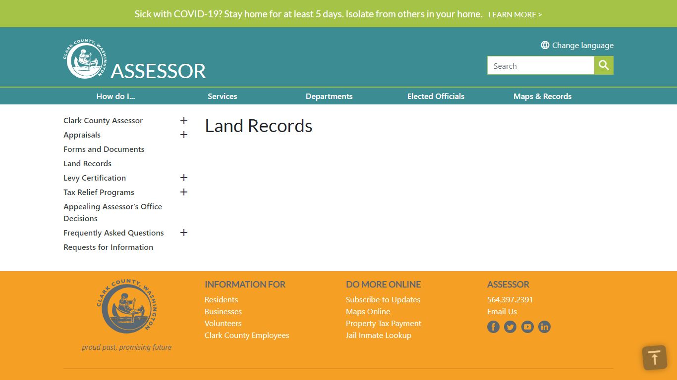 Land Records | Clark County